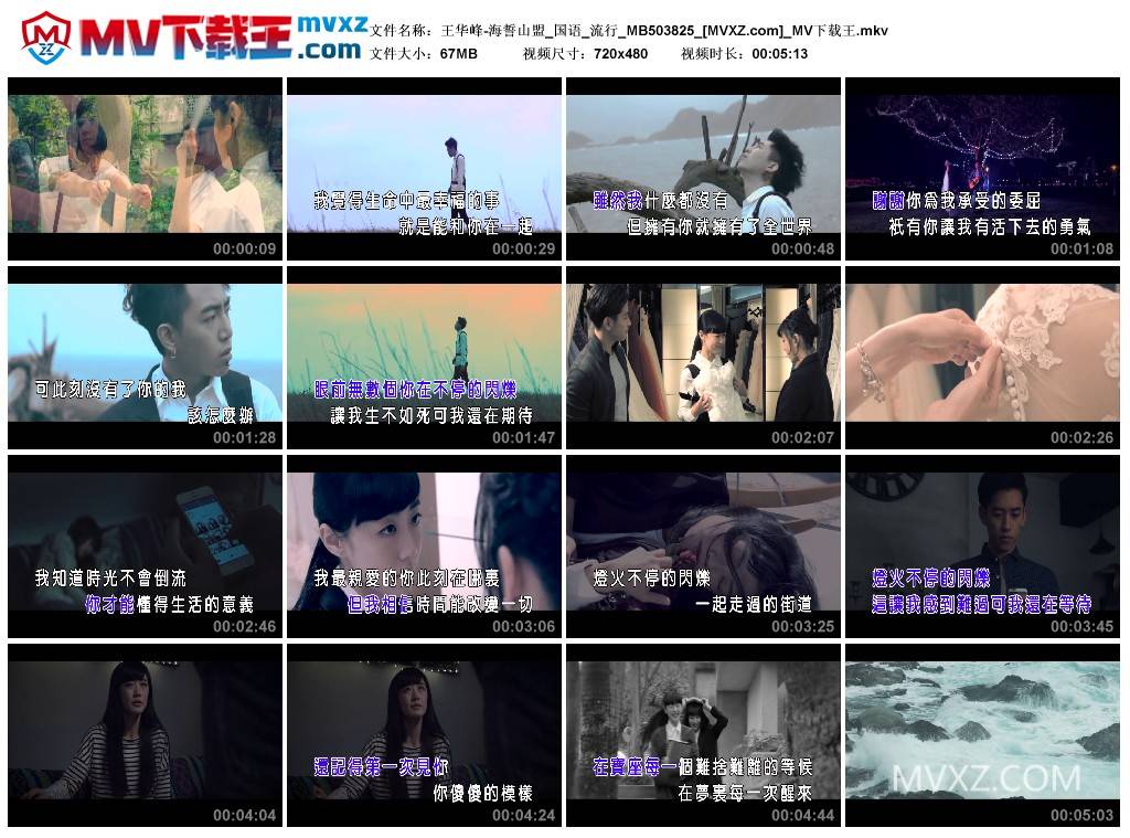 王华峰-海誓山盟_国语_流行_MB503825
